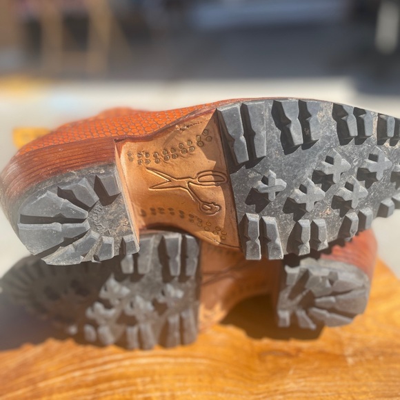 PSkaufman Hand dyed twister cowboy boots with Alta sole 8.5 - Picture 7 of 10